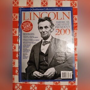 Lincoln Magazine Cover - Red and Black